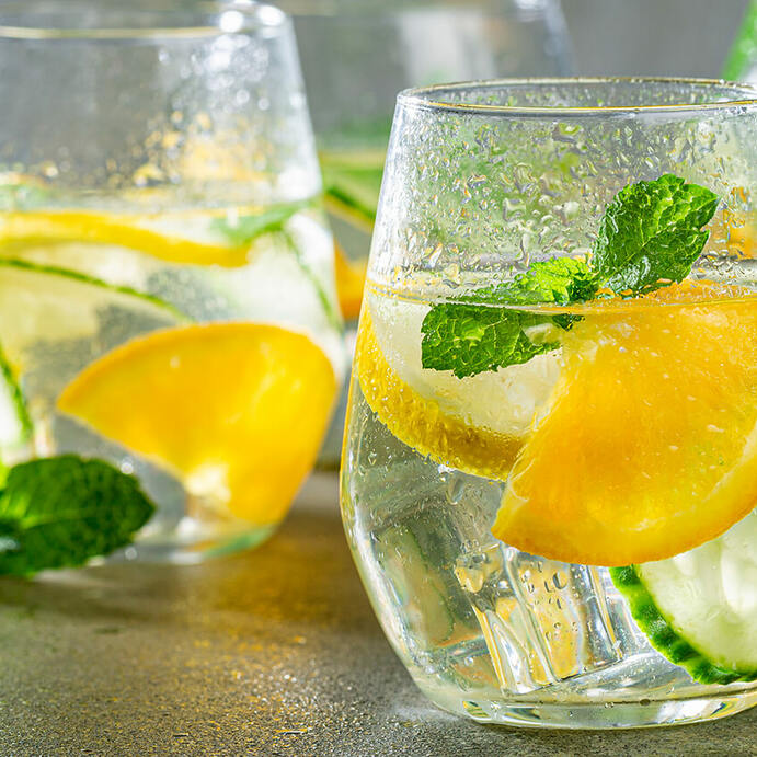 Viel trinken für schöne Haut