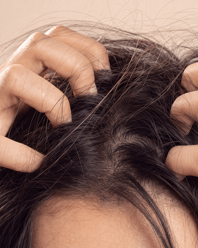 Neurodermitis auf der Kopfhaut belastet stark